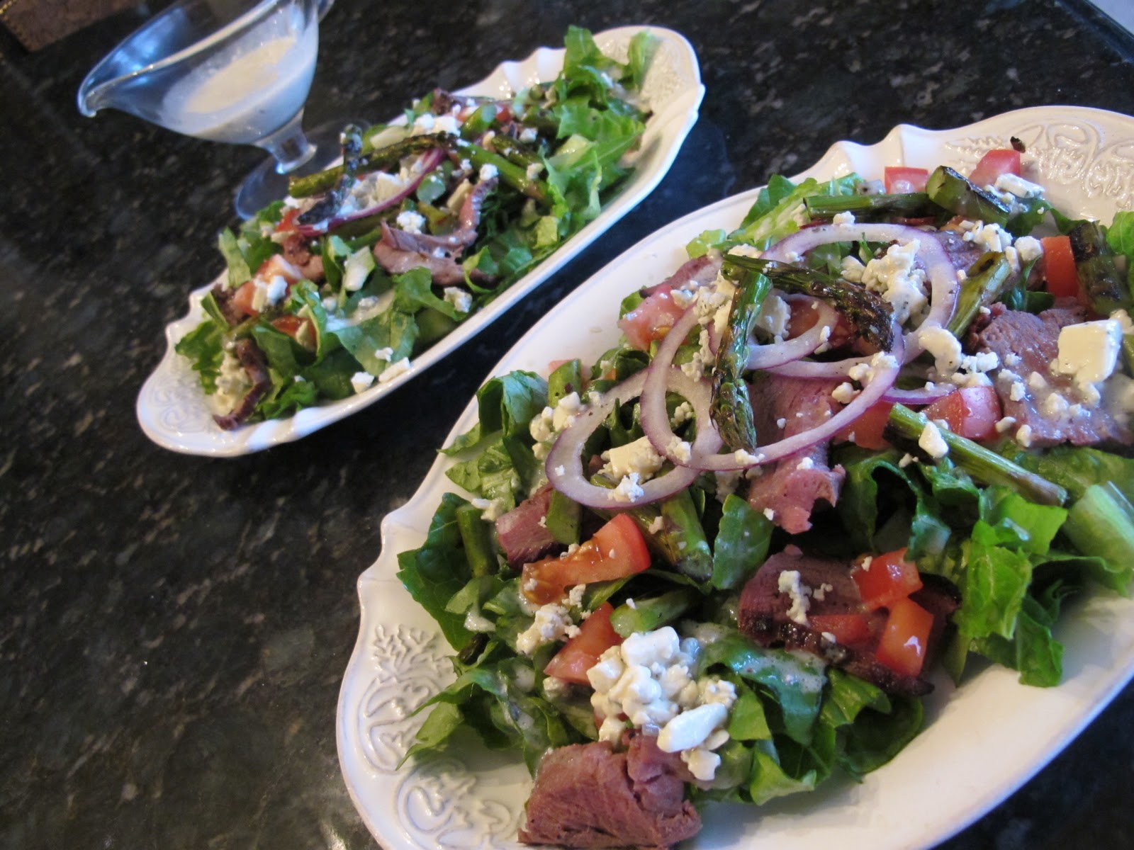 Purple Chocolat Home Steak and Blue Cheese Salad Main Dish Salad