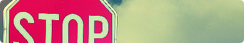 Title Banner: Stop Sign