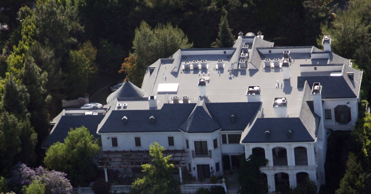 The Hollywood Glitz AN AERIAL VIEW OF MICHAEL JACKSON'S HOLMBY HILLS PAD