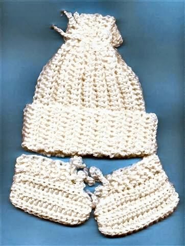 Crochet Patterns Only: Easy Crocheted Newborn Baby Hat ...