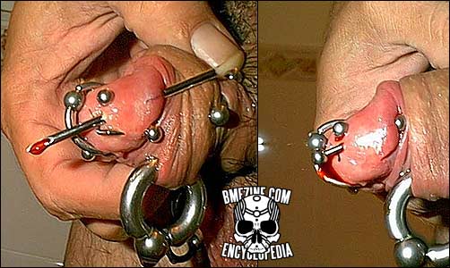 Double dydoe piercing