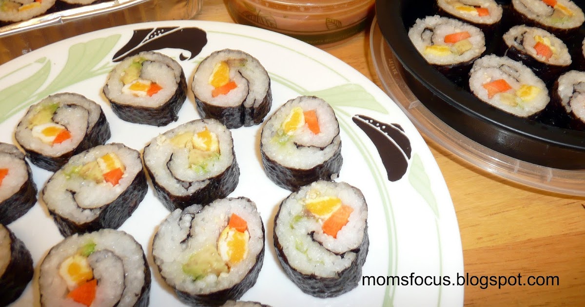 Norimaki Seaweed Sushi Roll A Mom's Focus