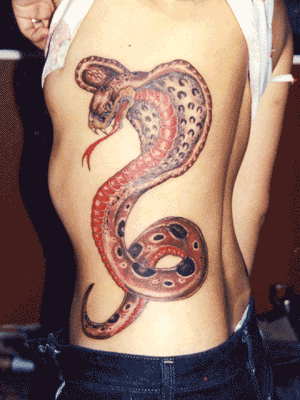Some snake inspired tattoos