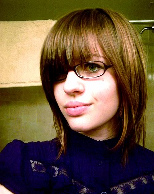 Picture of Short Hairstyles For Older Women With Glasses