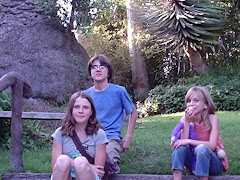 Tremblay children at the Zoo