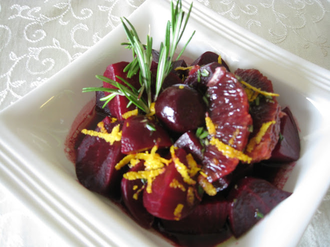 Beets Salad with Bloody Orange Vinaigrette