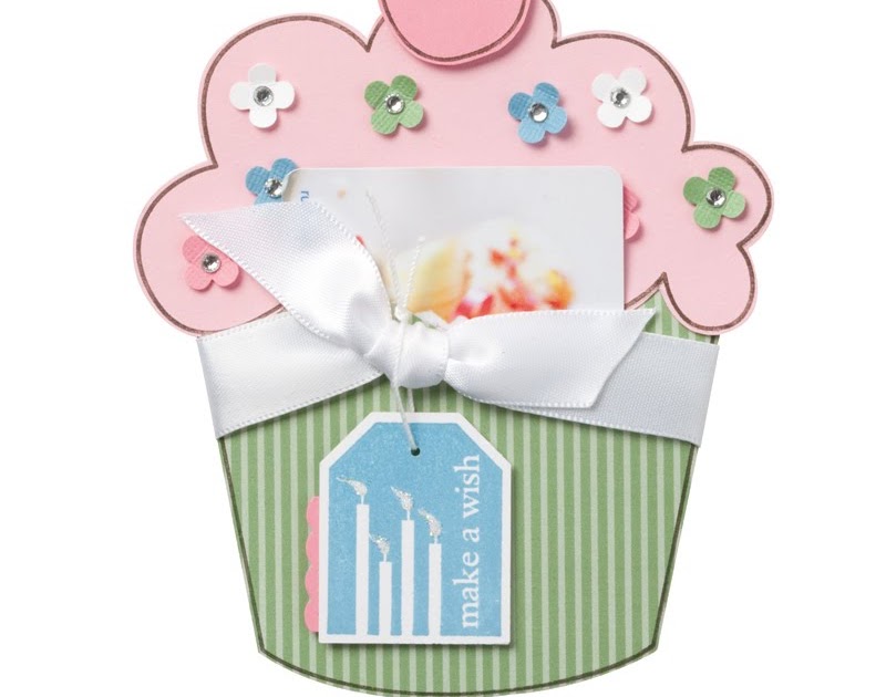 Bella B Designs Katie Burke Creative Idea Cupcake Gift Card Holder