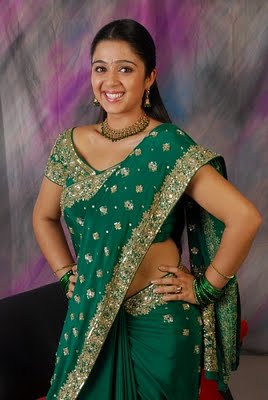 saree charmi designer sari blouse indian silk heavy border embroidery mirror actress south