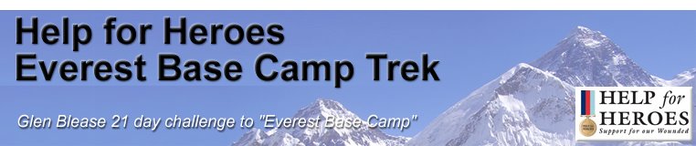 Help for Heroes and Afghan Heroes Everest Base Camp Trek
