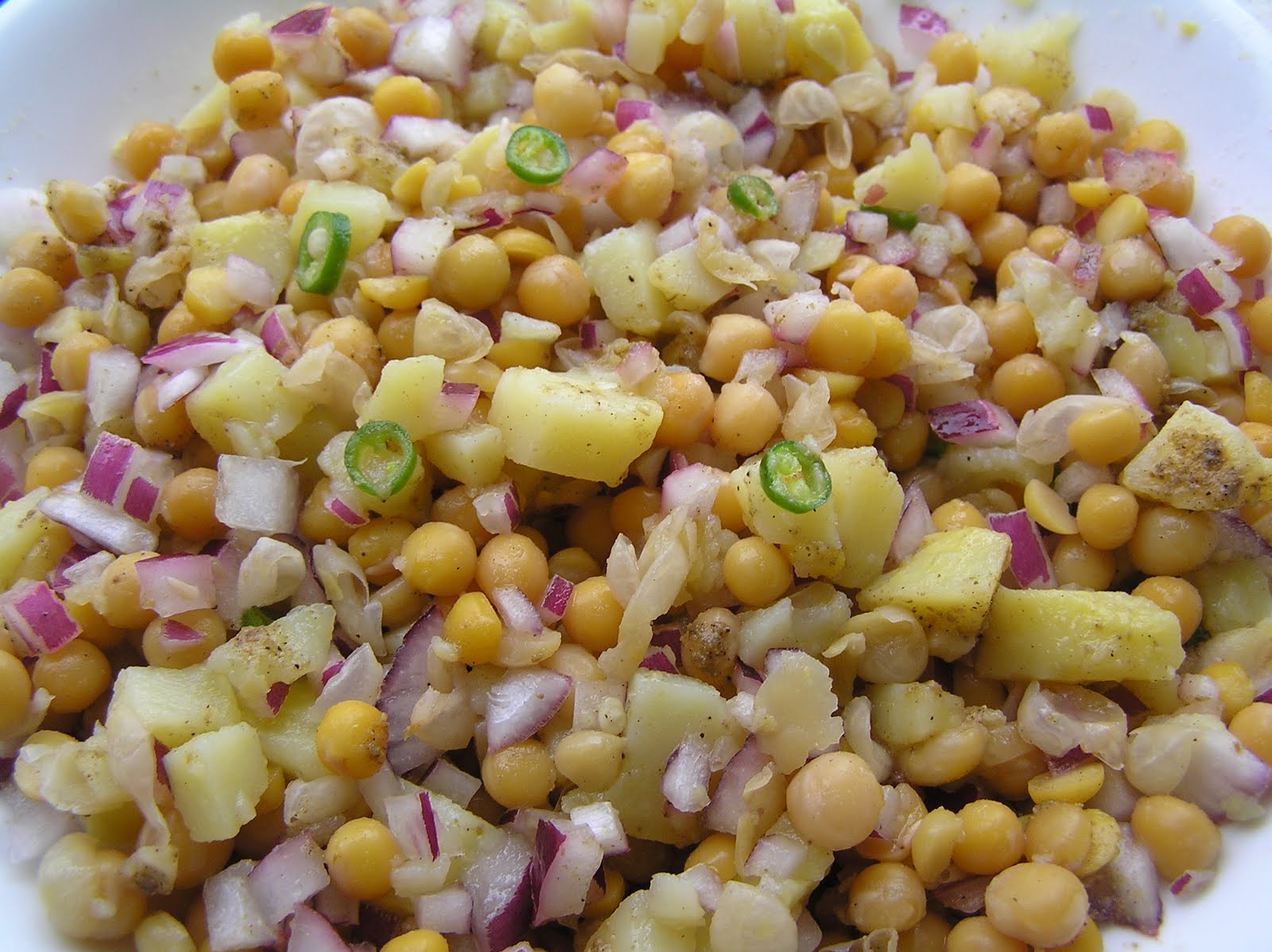 The Melting Pot Yellow Peas Chaat