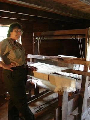 Ranger demonstration of weaving
