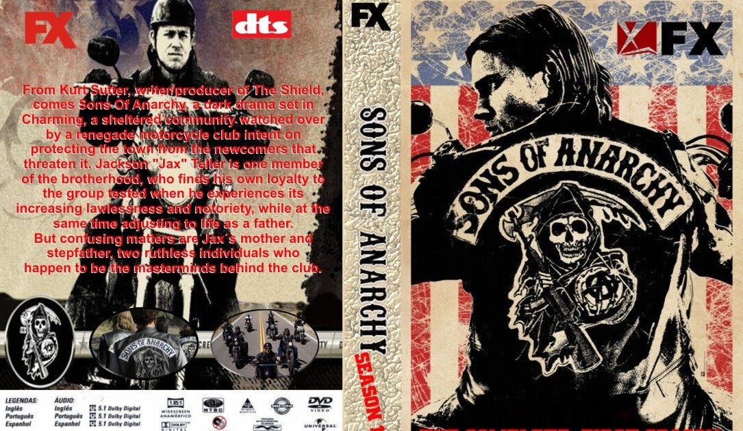 Minhas Capas: Capa DVD - Sons Of Anarchy Season 1