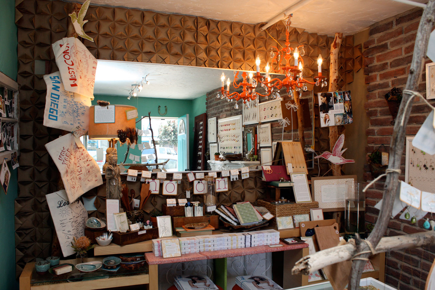 Highlight} noon stationary, San Diego Lovely handmade jewelry