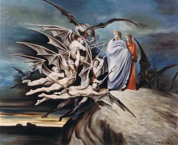 Divina Commedia Inferno Canto XXI