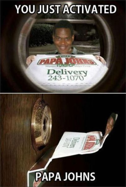 Papa Johns You Just Activated