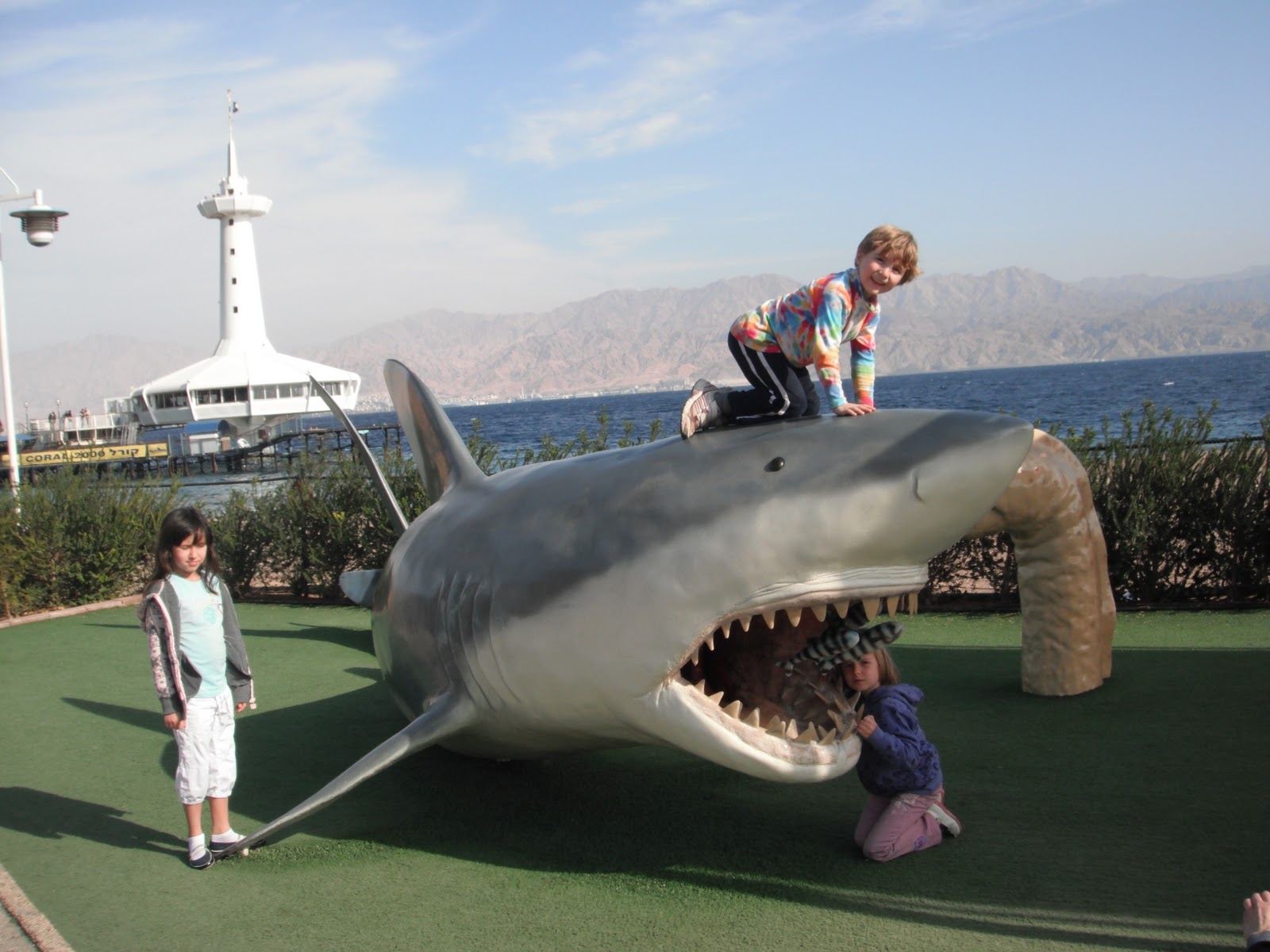 Carol, Jeff, and Cameron in Cairo The Best Aquarium Underwater