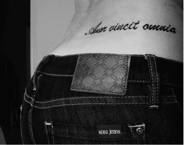 amor vincit omnia tattoo pictures. Amor Vincit Omnia Tattoo