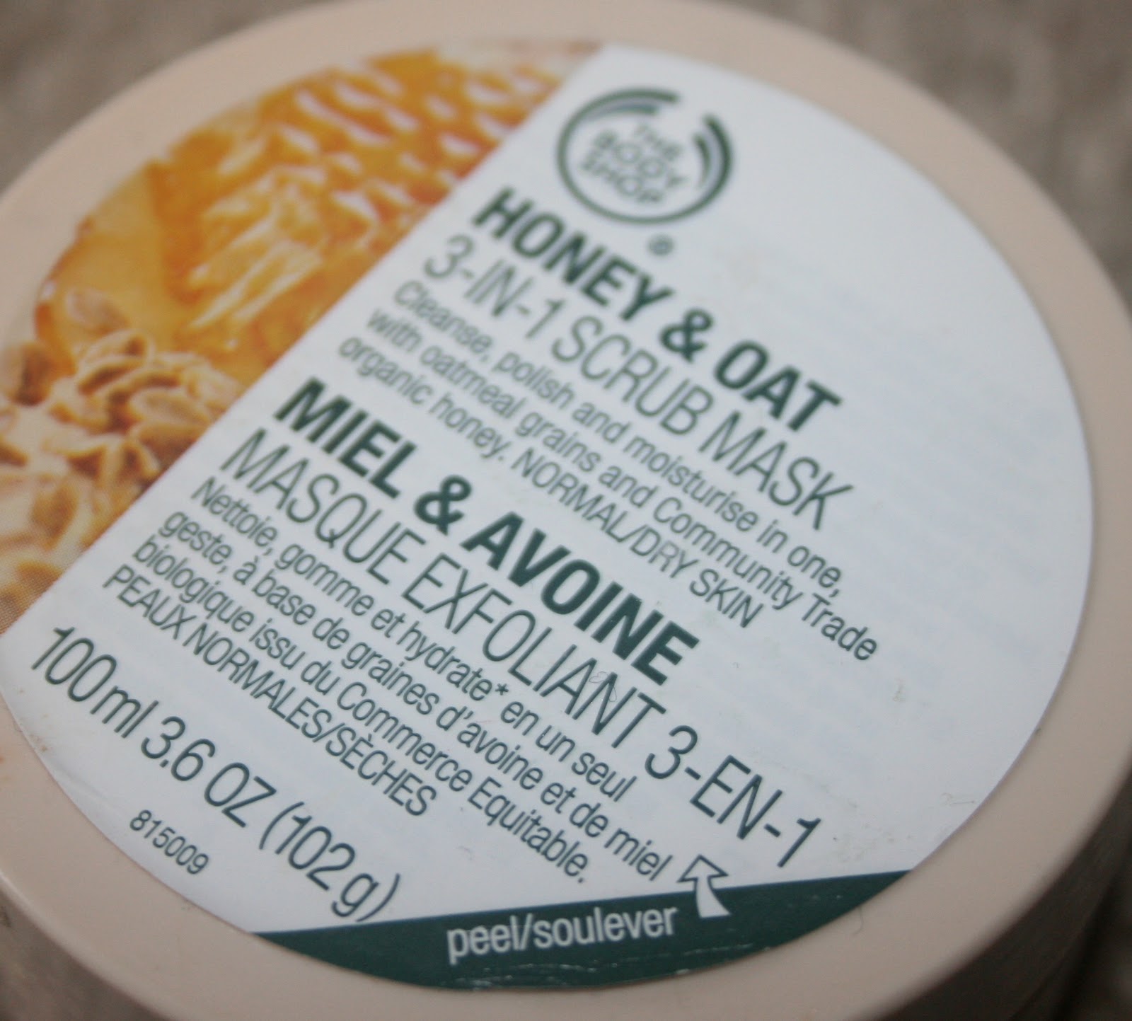 Makeup, Beauty and More The Body Shop Honey & Oat 3in1 Scrub Mask