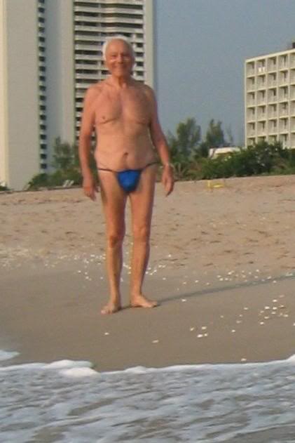 Image result for old man in thong