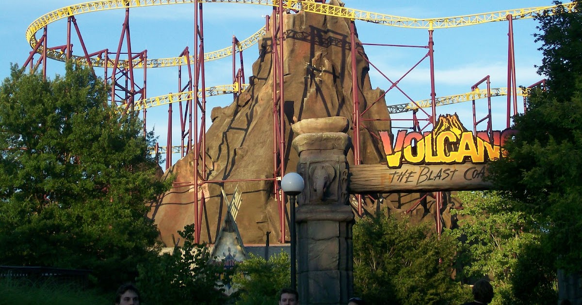 Coaster Reviews Volcano The Blast Coaster Kings Dominion (VA)