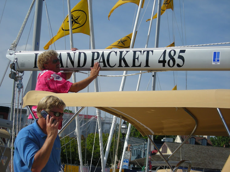 Island Packet 485 Boom Decal