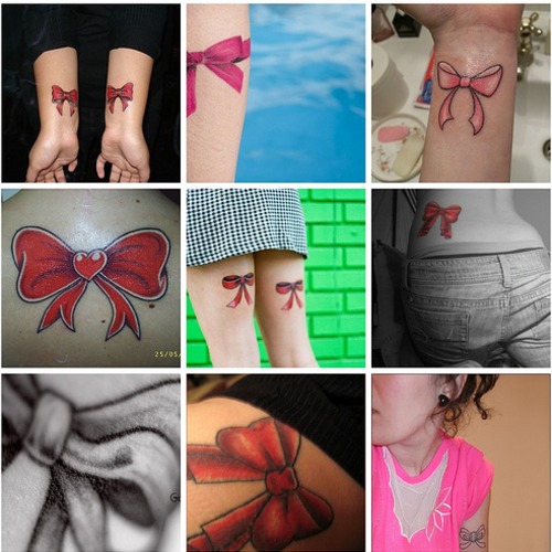 Girl Bow Tattoos