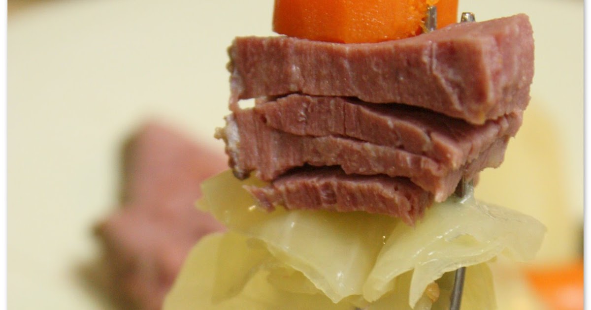 food is luv corned beef and cabbage