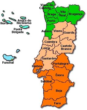 14+ Mapa Do Norte E Centro De Portugal PNG
