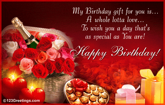 happy birthday greetings for lover
