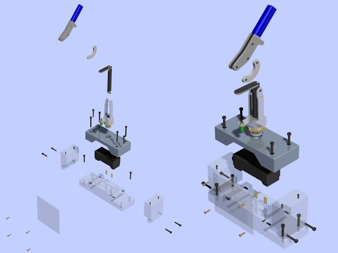 3D explodido do mecanismo