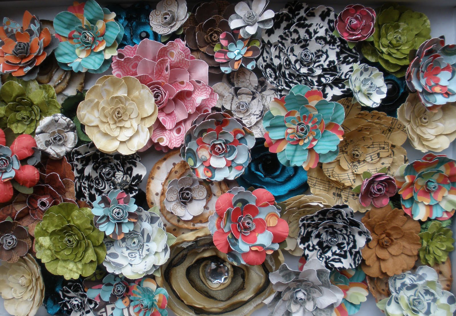 Scrapbook Flowers