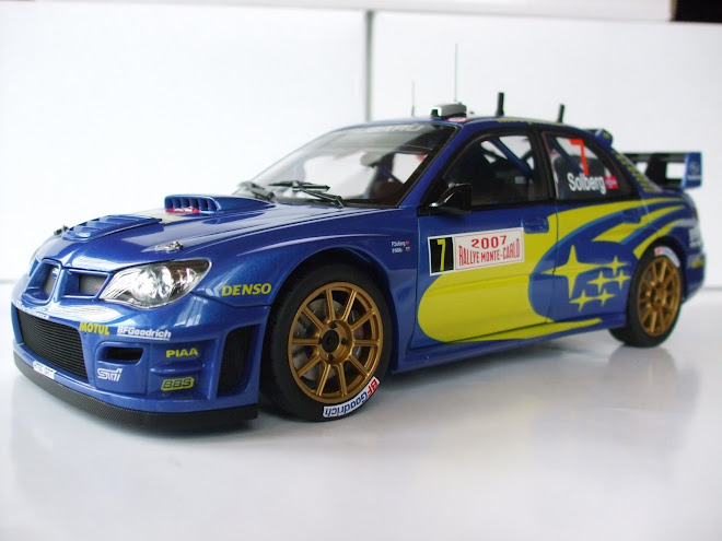 SUBARU IMPREZA WRC RALLY MONTE CARLO 2007 NO.7 -RACE-