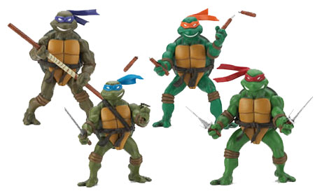 teenage mutant ninja turtles names and colors and weapons