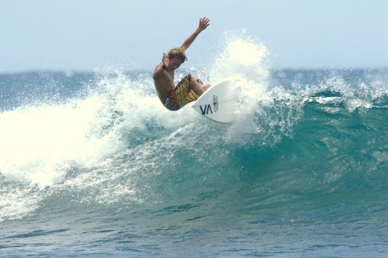 Kazuma Surfboards Hawaii Chaz Kinoshita Hookipa training day on his 5