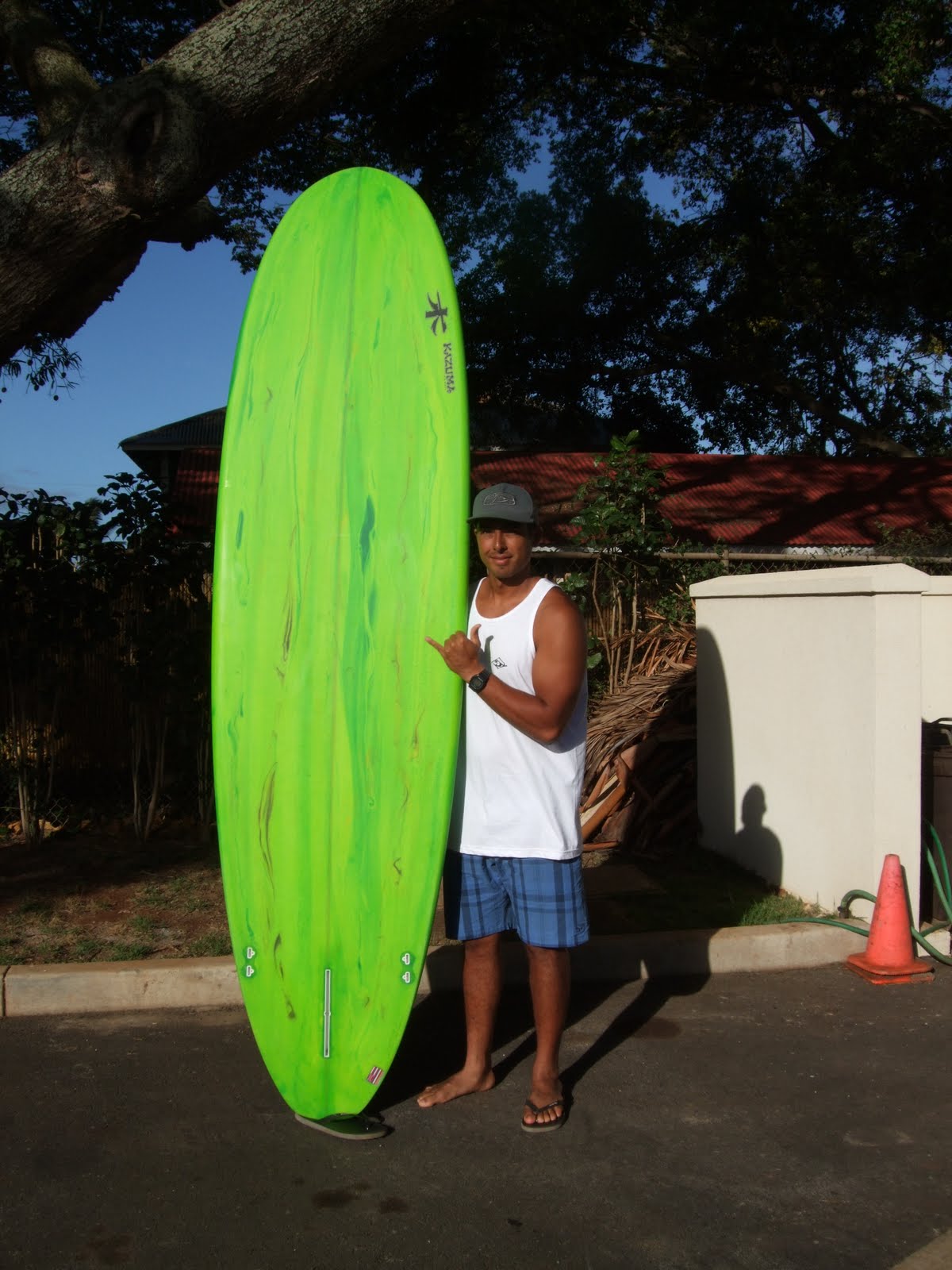 Kazuma Surfboards Hawaii Pat Fukuda's 9'6" x 29" x 4" Magic SUP