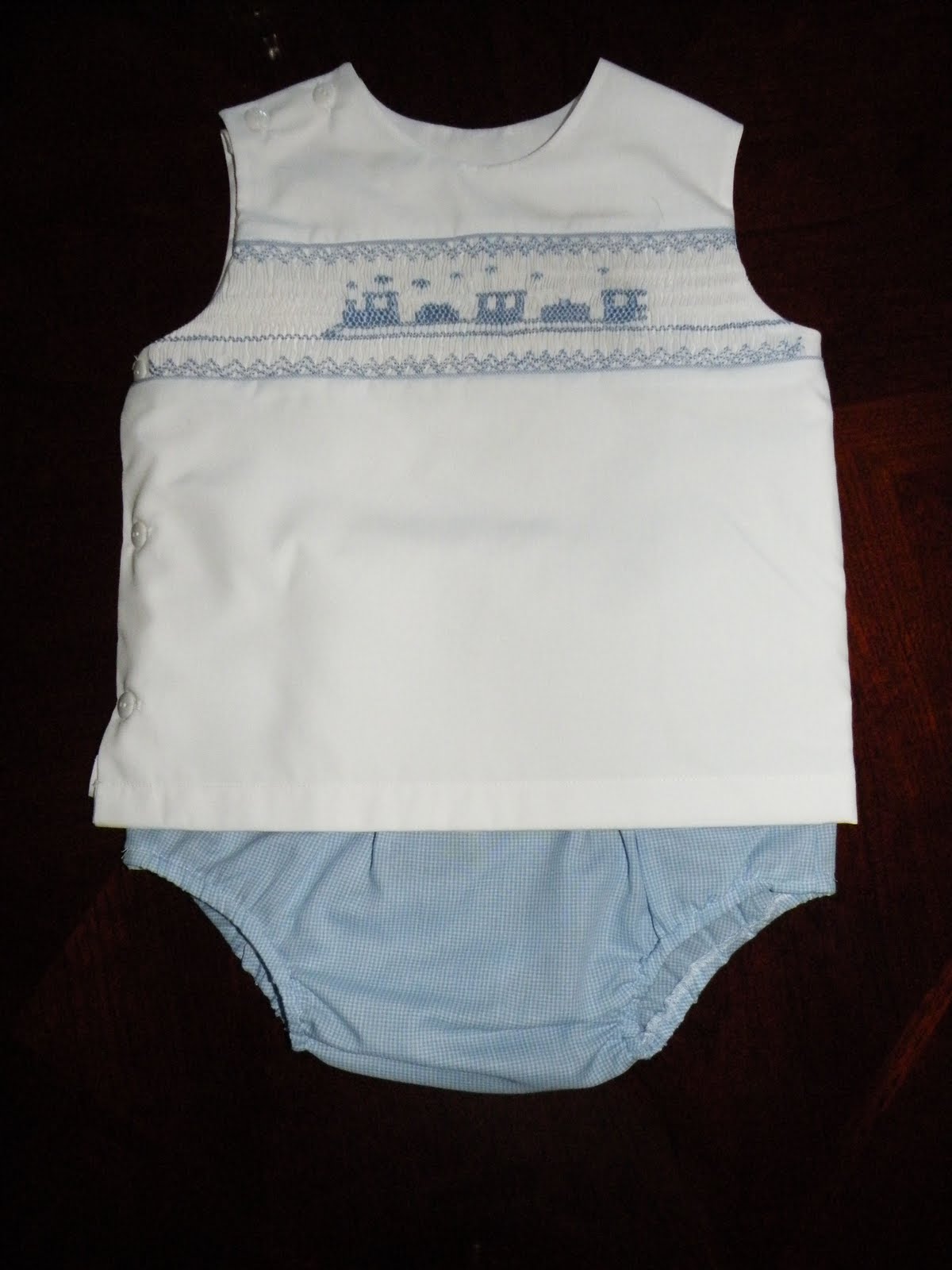 Three Sisters Heirloom Sewing Boy's Diaper Set