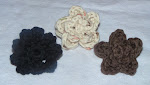 Crochet Flower Hair-Clips
