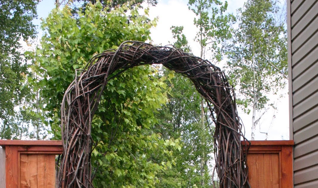 THE SEED A Landscape Design Blog Twig Wrapped Arch