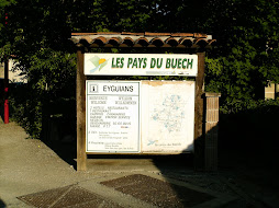 Pancarte Le Pays du Buëch - Eyguians (05300) - 603 M d'Alt