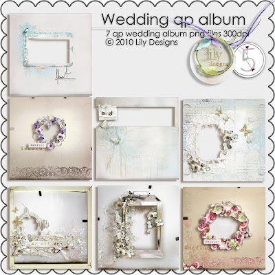Site Blogspot  Digital Wedding Photo Albums on Lily Designs Digital Scrapbook  October 2010