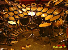 Terry Bozzio's big bastarding drum kit