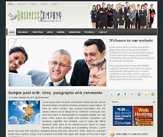 Business Company Blogger Template