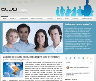 Bluecorp Blogger Template