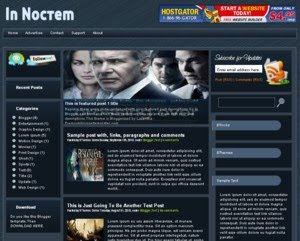 InNoctem Blogger Template