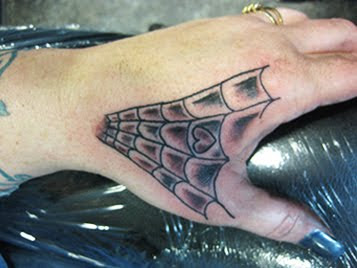 spider tattoo design on arm