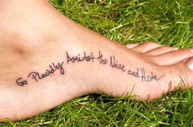 picture of Poetry tattoo