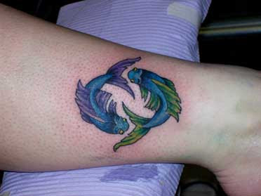 Pisces Tattoo - Opposites Attract