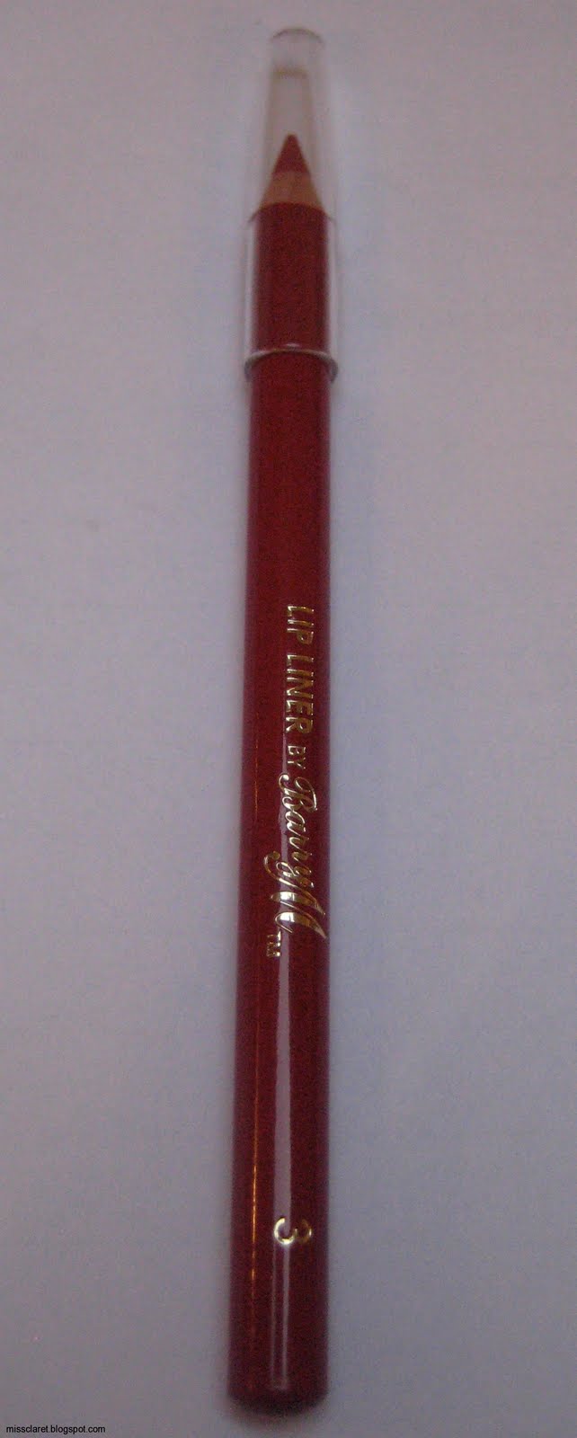 miss claret Barry M Lip Liner 3 Red