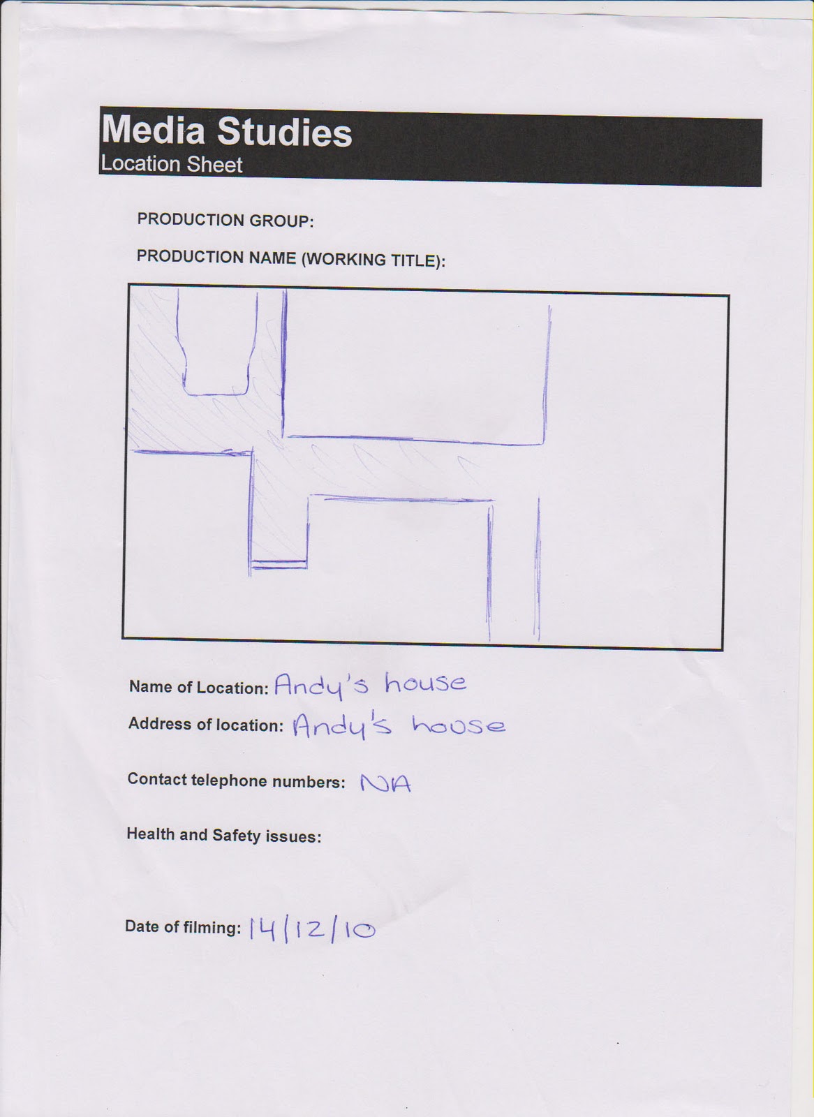 Thriller Section 7Reece and Location Sheets