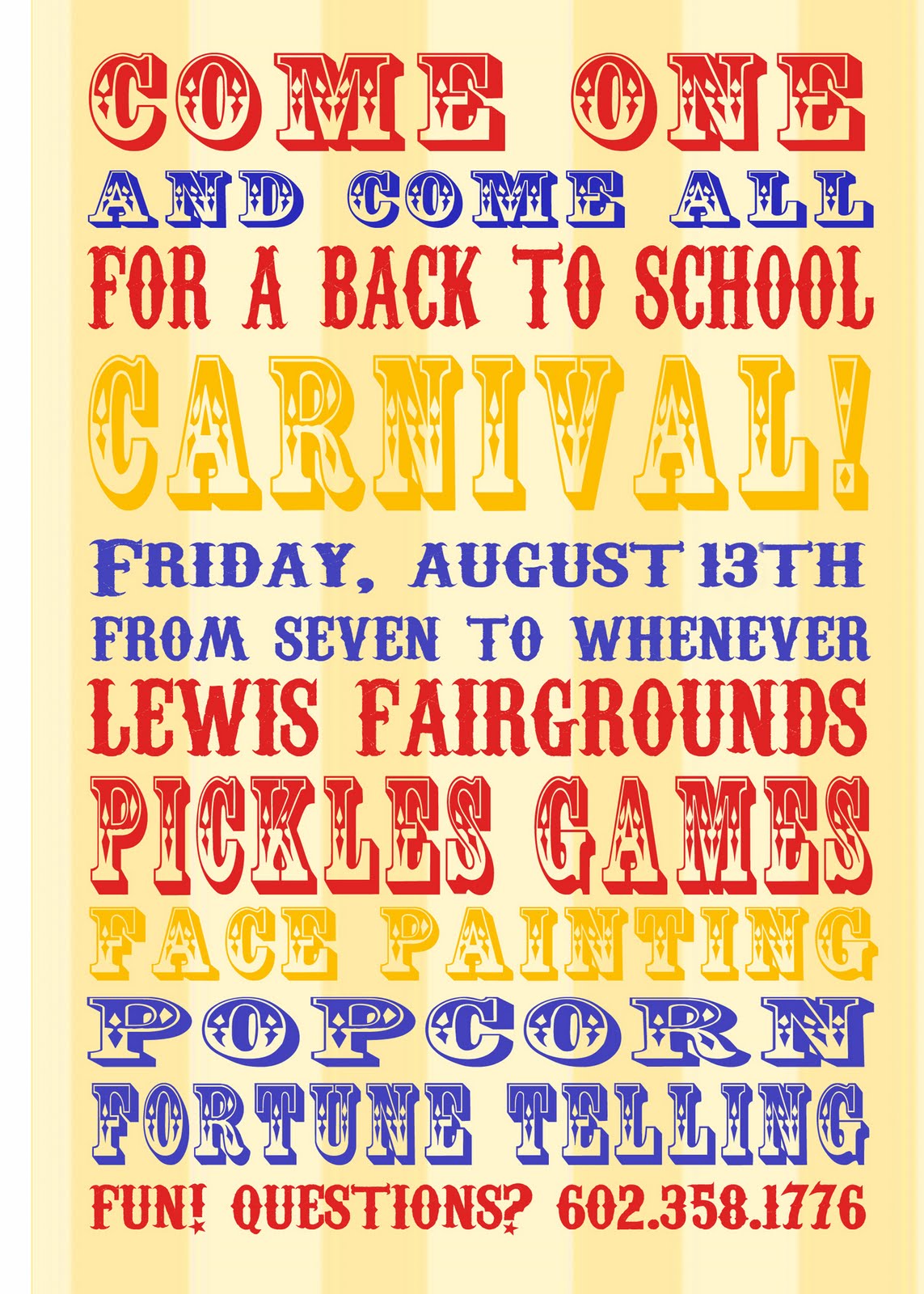 carnival freakshow font